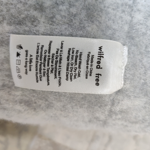 Wilfred Free Fringe Heather Grey Vest XXS - Picture 8 of 11